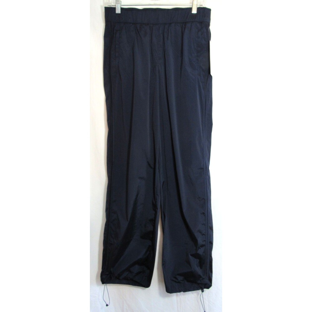 Athleta Blue Rise Pant Water Repellant Adj Ankles High Rise Pants Size S NWT